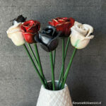 Roos Grande wit / rood / zwart